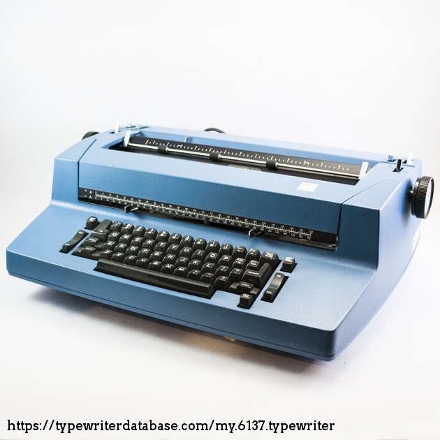 1974 IBM Selectric II on the Typewriter Database