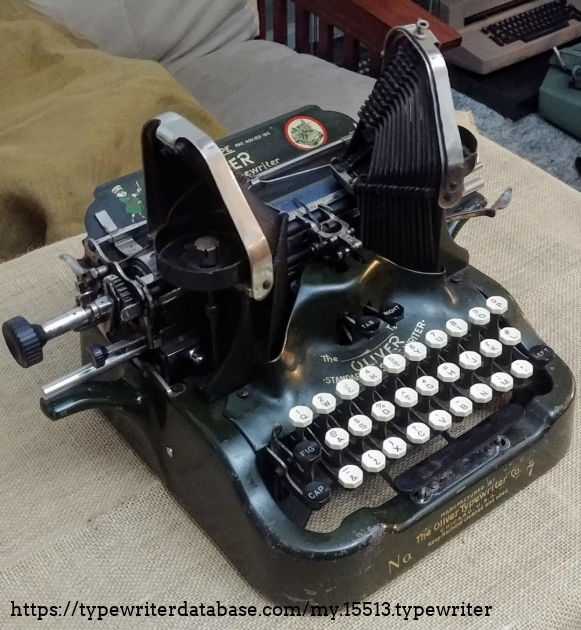 1915 Oliver 7 on the Typewriter Database