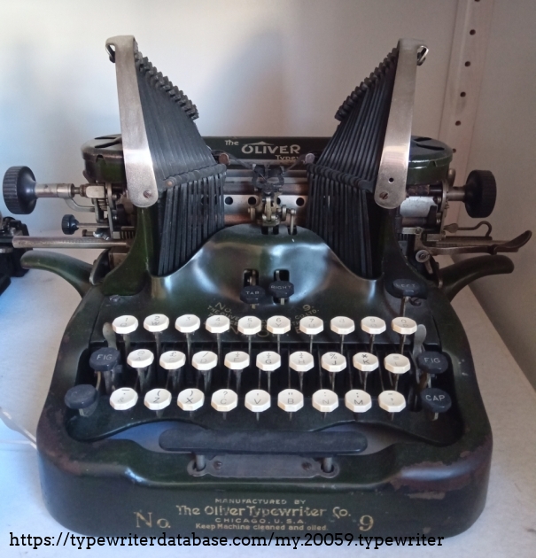 1916 Oliver 9 on the Typewriter Database