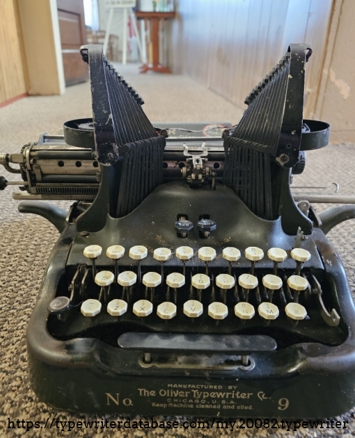 1916 Oliver 9 on the Typewriter Database
