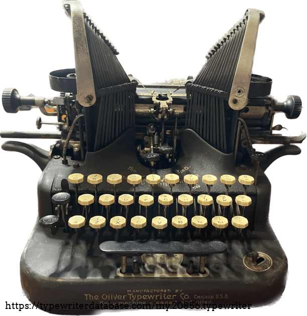 1913 Oliver 5 on the Typewriter Database