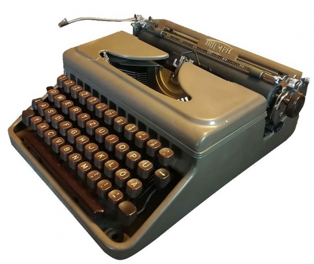 1952 Triumph Durabel on the Typewriter Database