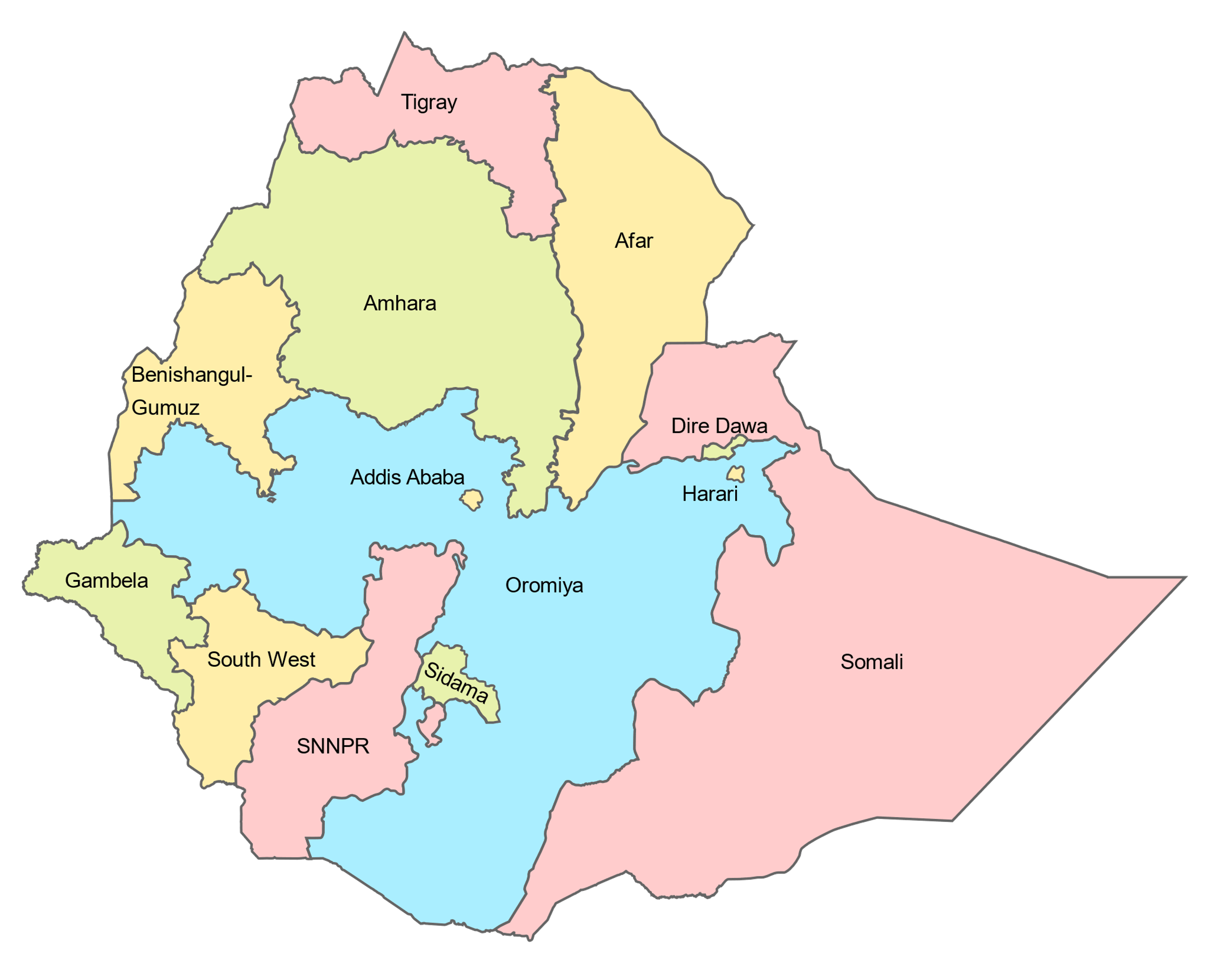 Everything You Need to Know About Ethiopia Map Typical Ethiopian