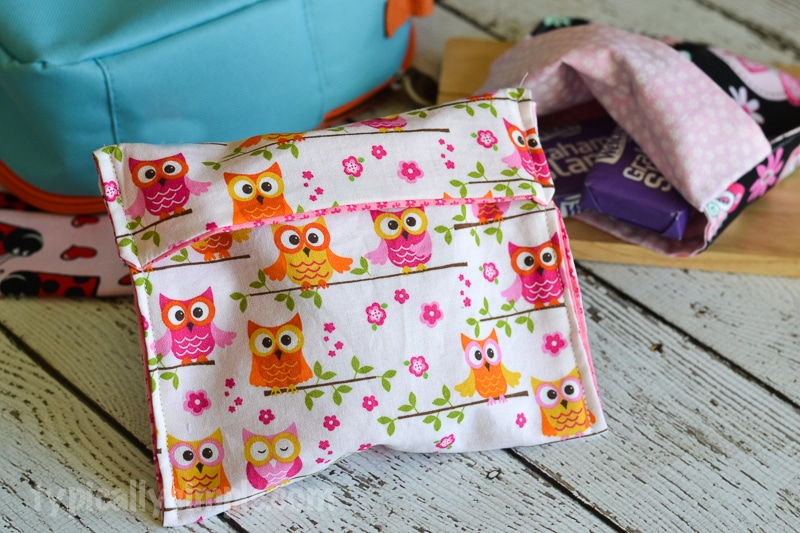 Reusable Snack Bag Sewing Pattern