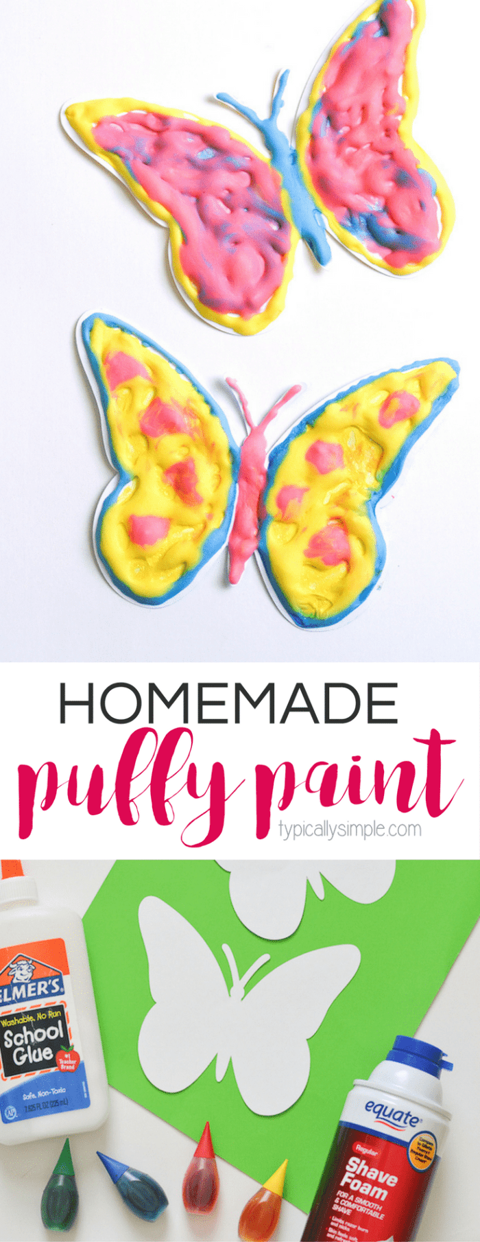 How to Make Homemade Puffy Paint Typically Simple