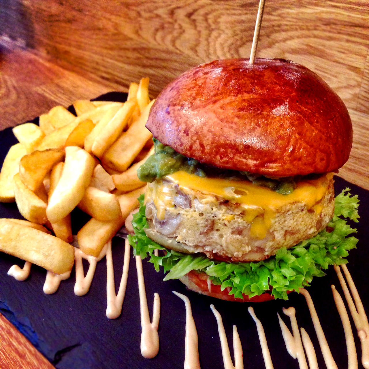 Dulf’s Burger derbe lecker! Typisch Hamburch