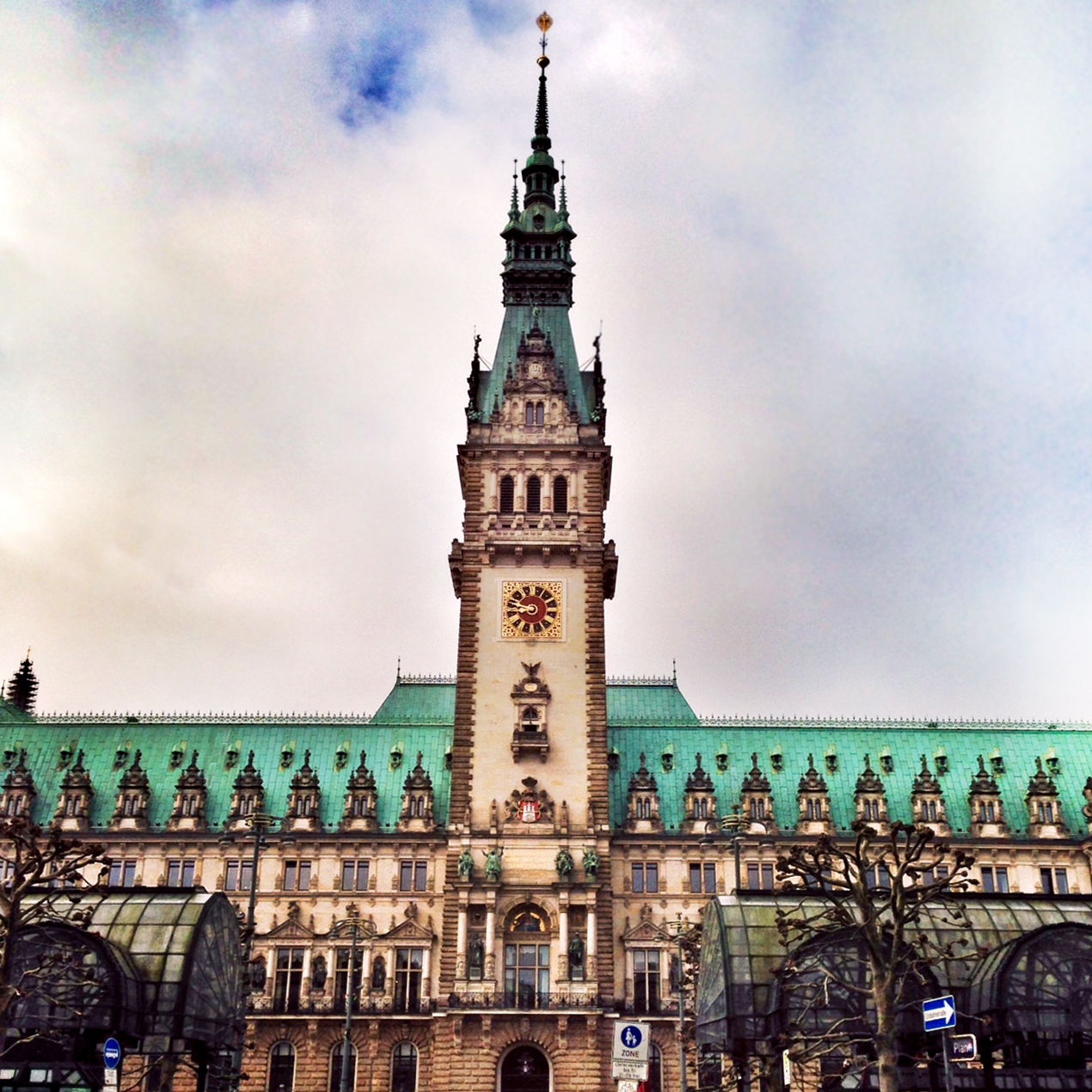 Hamburg Rathaus Typisch Hamburch