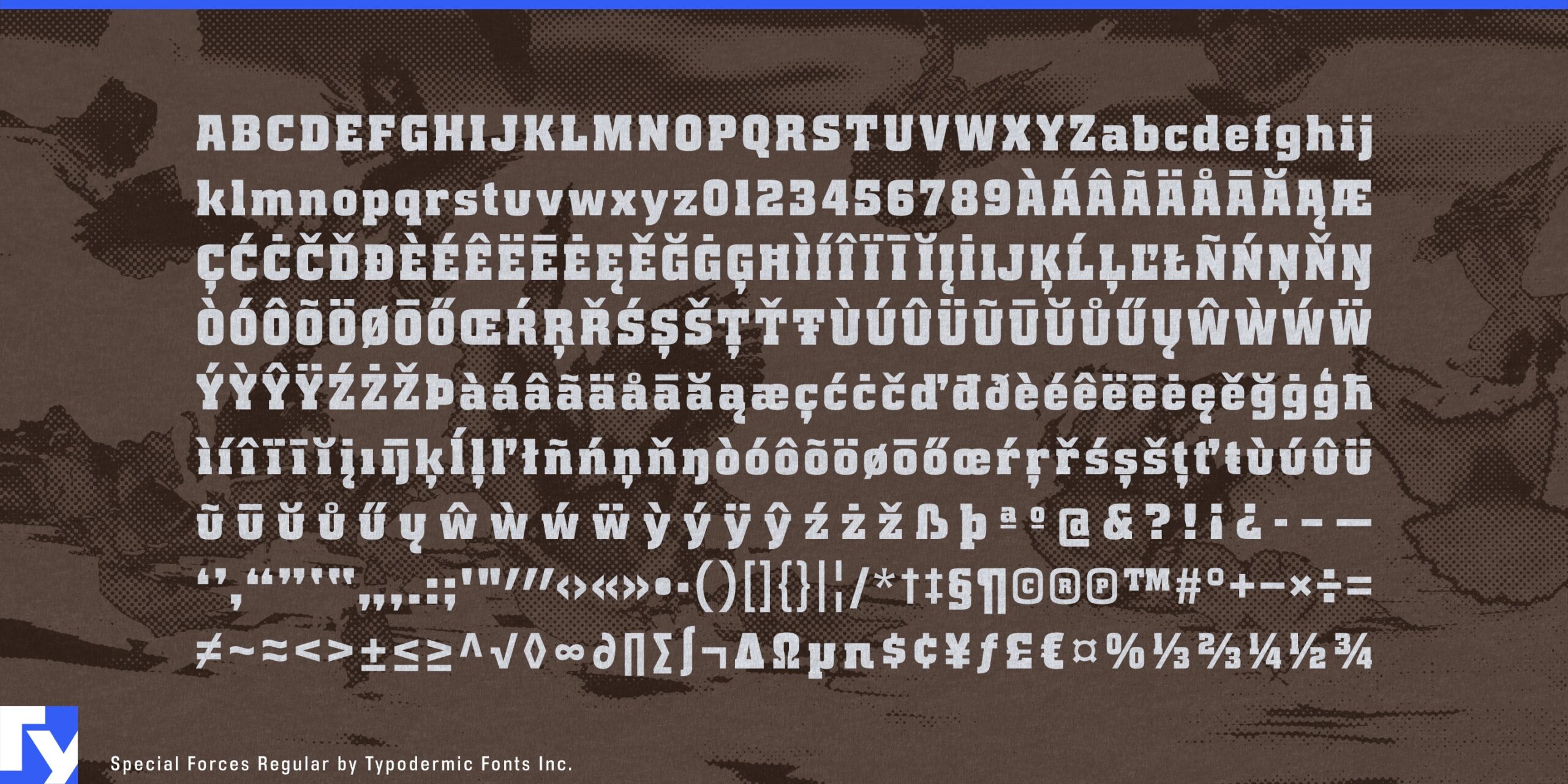 Special Forces Typodermic Fonts