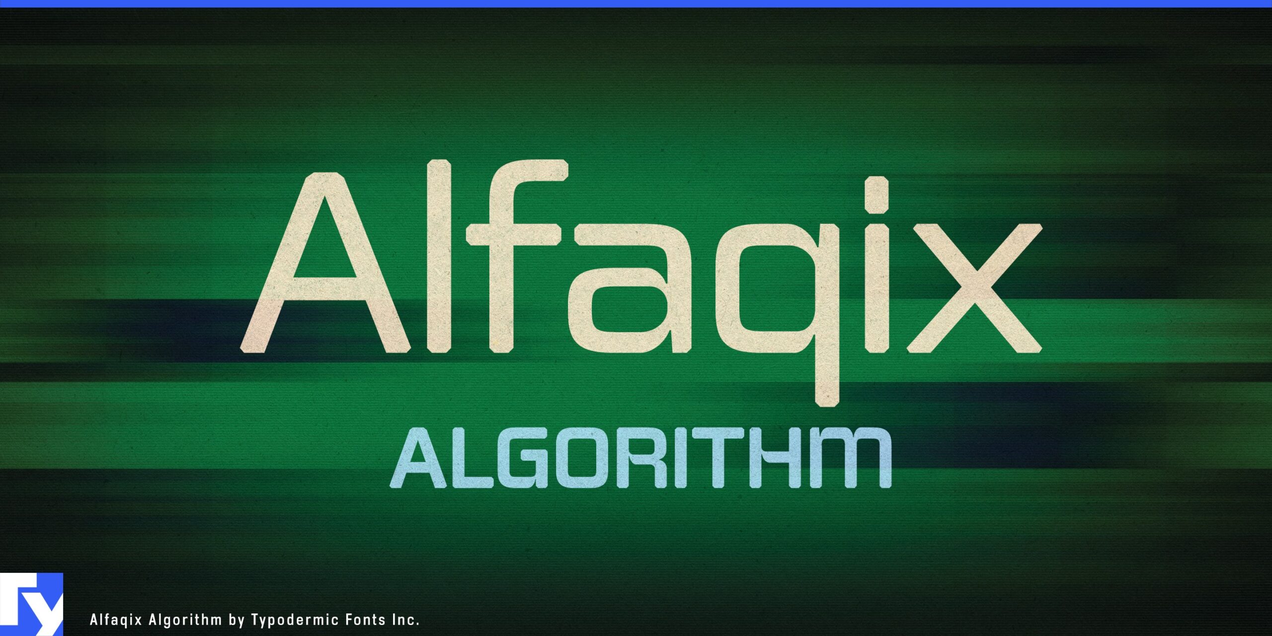 Alfaqix Algorithm Typodermic Fonts