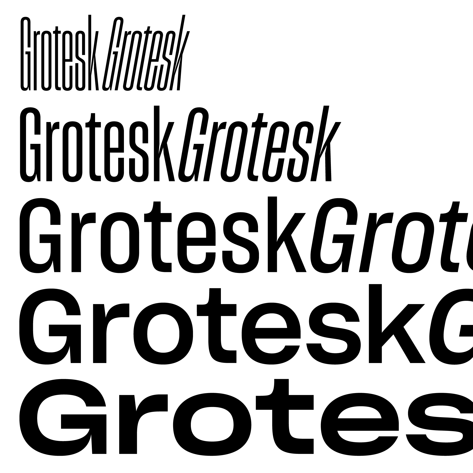 Sharp Grotesk Typographica