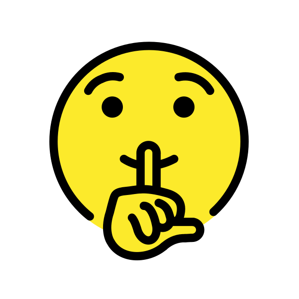 Finger On Lips Emoji