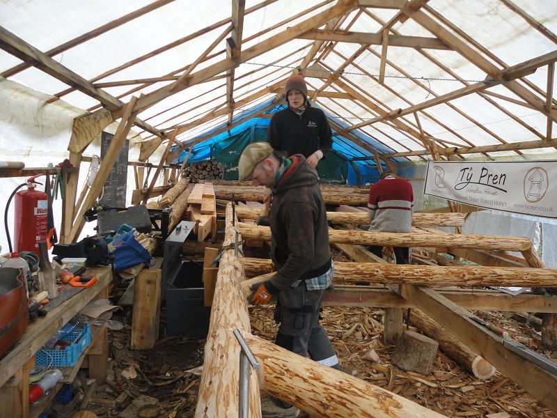  Ty Pren Roundwood Timber Construction, Eco Construction