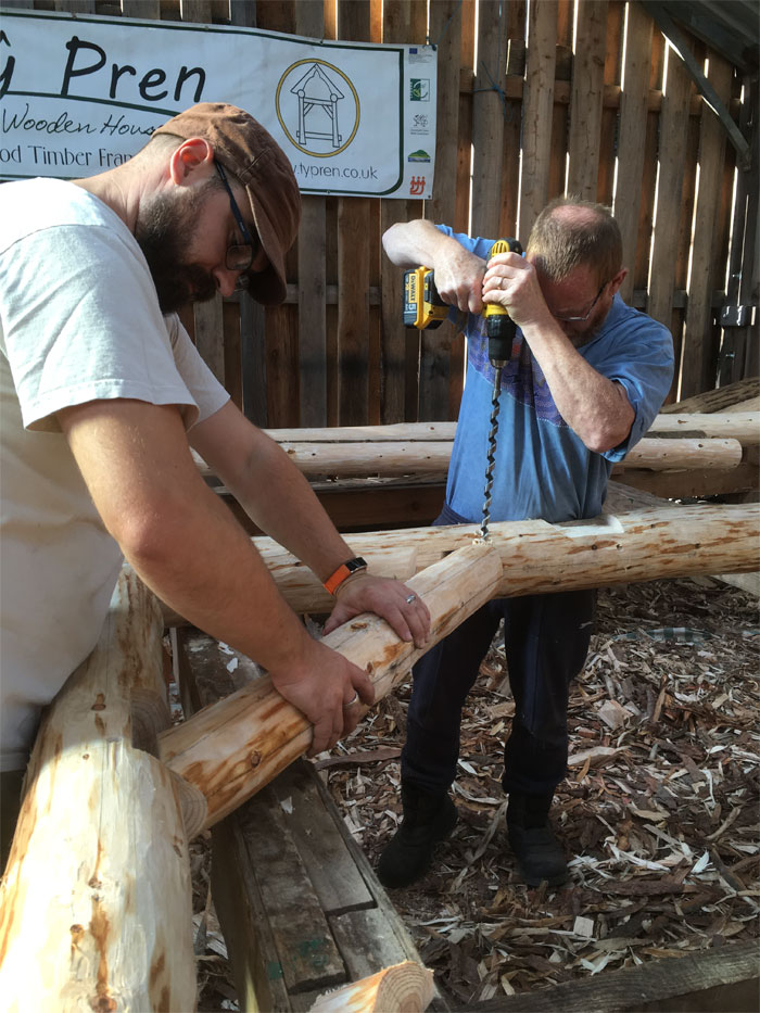 course19 Ty Pren Roundwood Timber Construction, Eco Construction