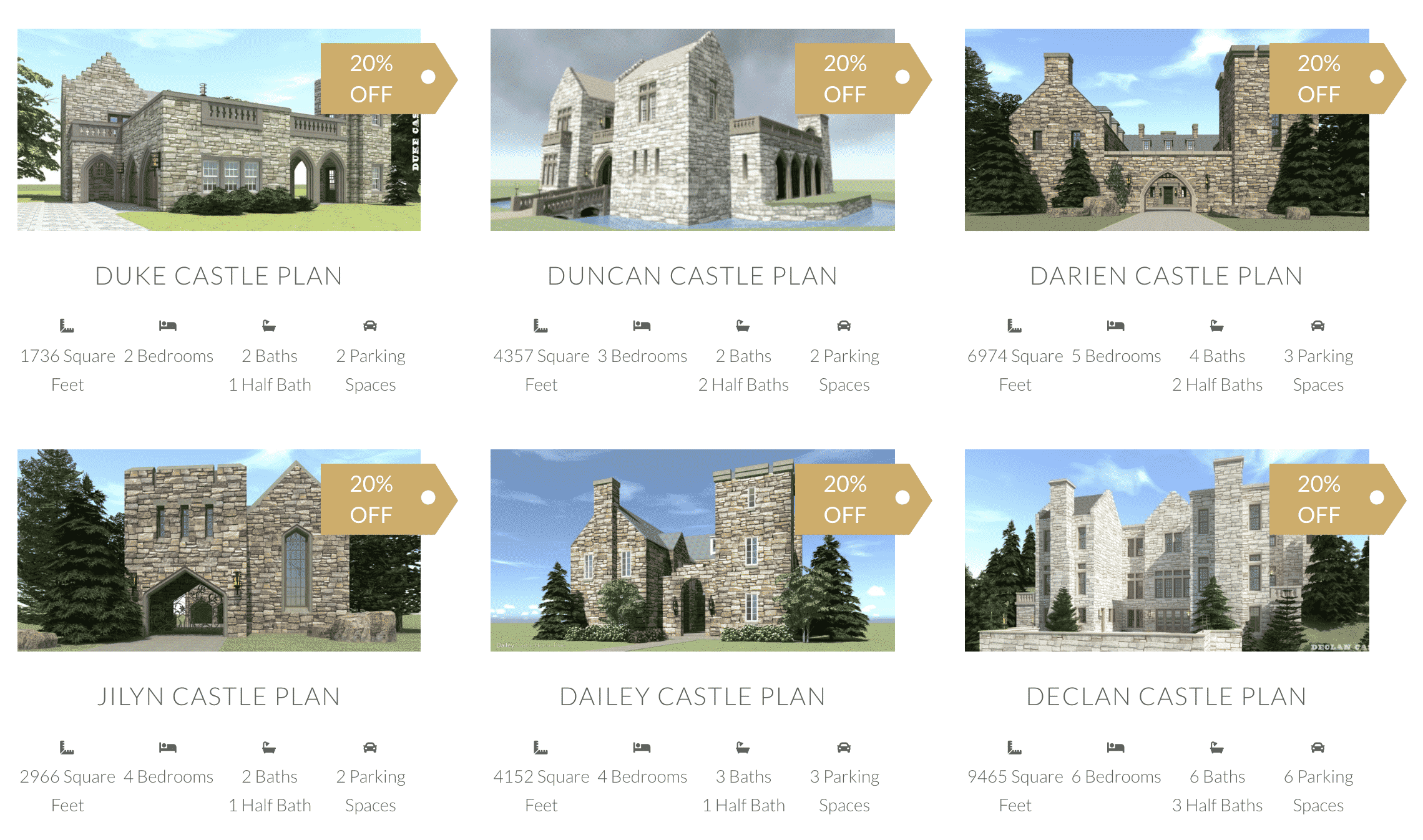 Castle House Plans by Tyree House Plans. Build Your Castle.