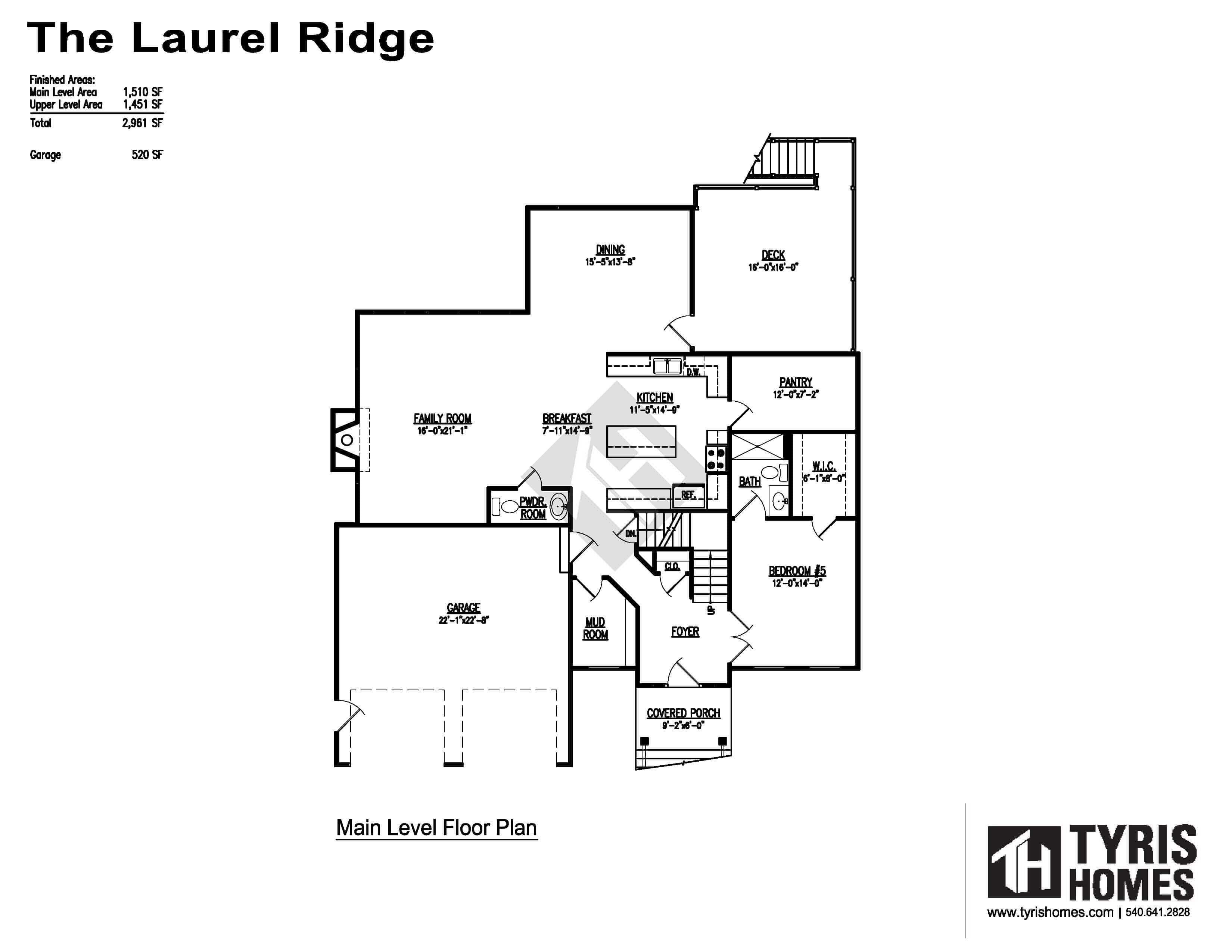 The Laurel Ridge Tyris Homes