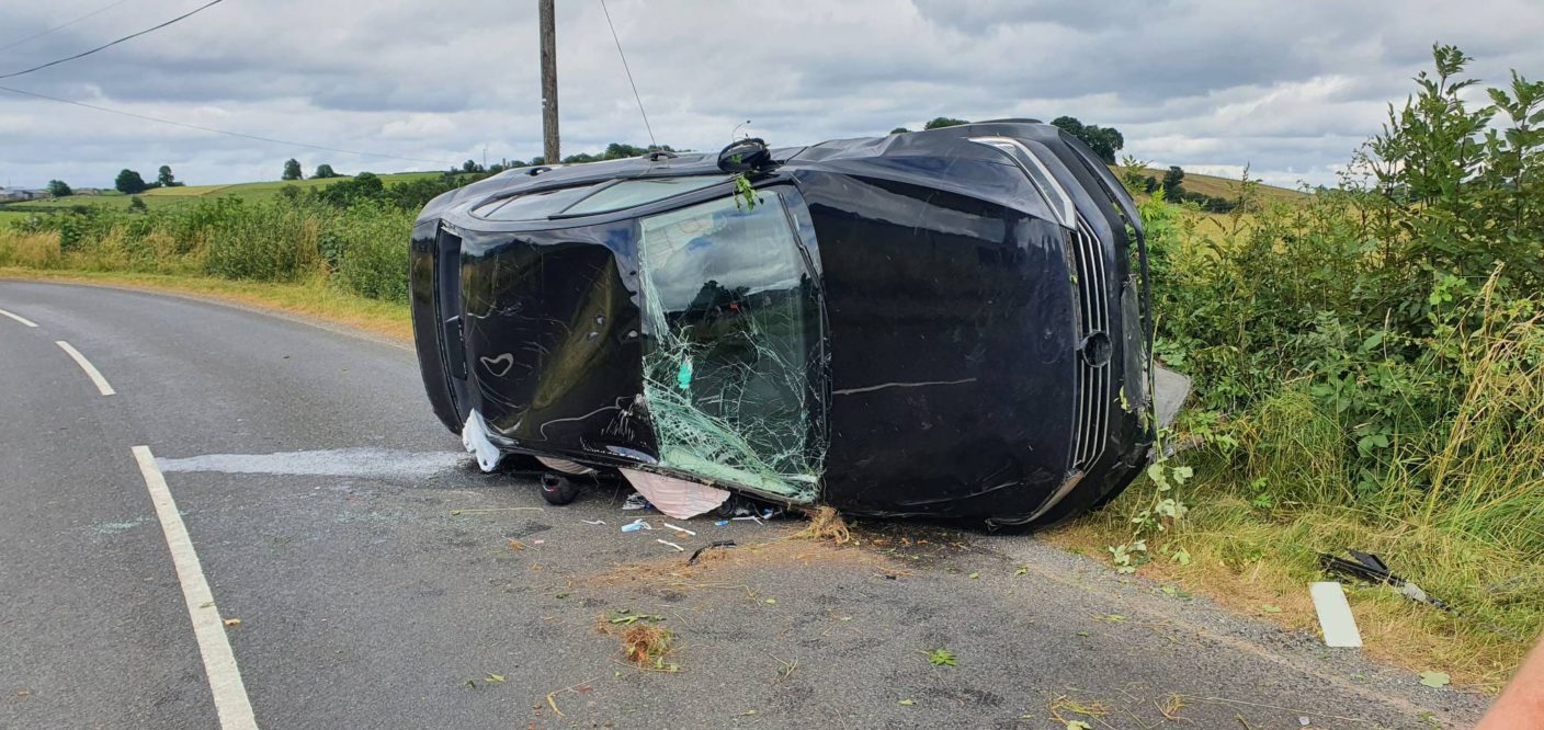Driver’s lucky escape after singlevehicle crash near Benburb Tyrone I