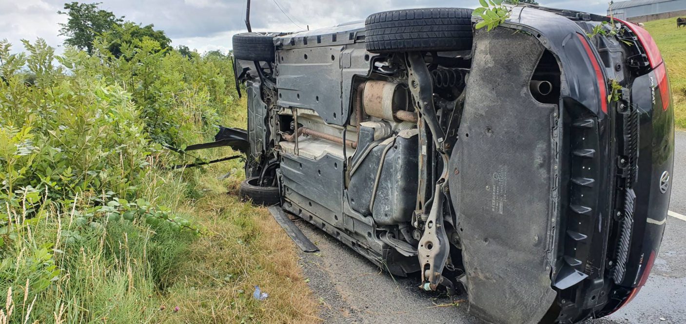 Driver’s lucky escape after singlevehicle crash near Benburb Tyrone I