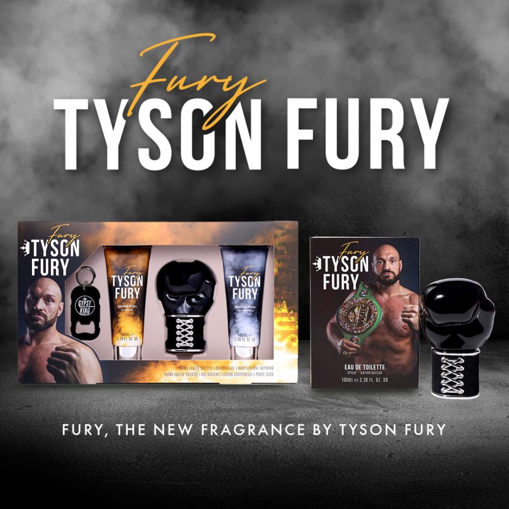 Fury By Tyson Fury 100ml EDT 4 Piece Gift Set Tyson Fury Official