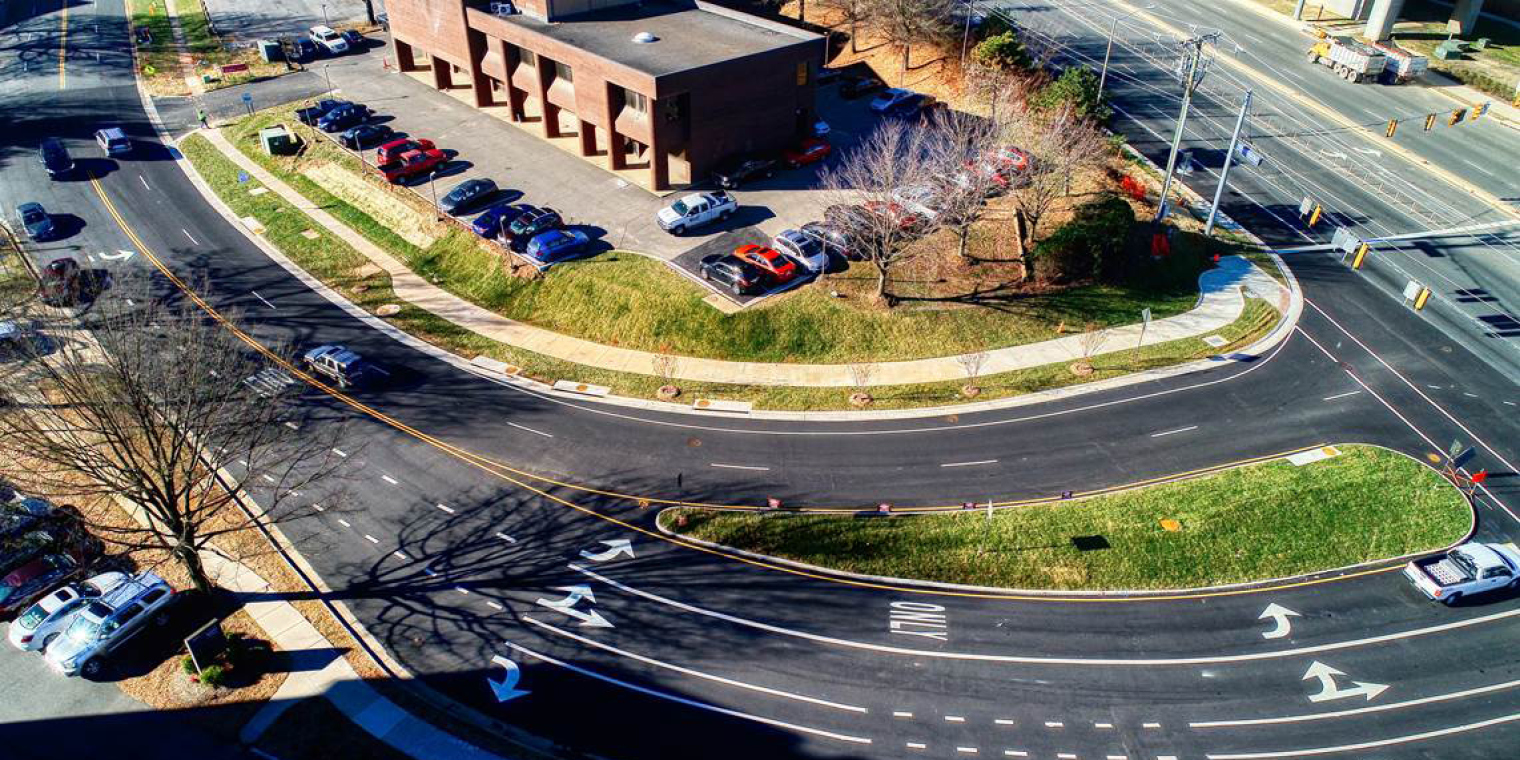 Improvements to the Old Meadow Road Intersection Tysons Premier