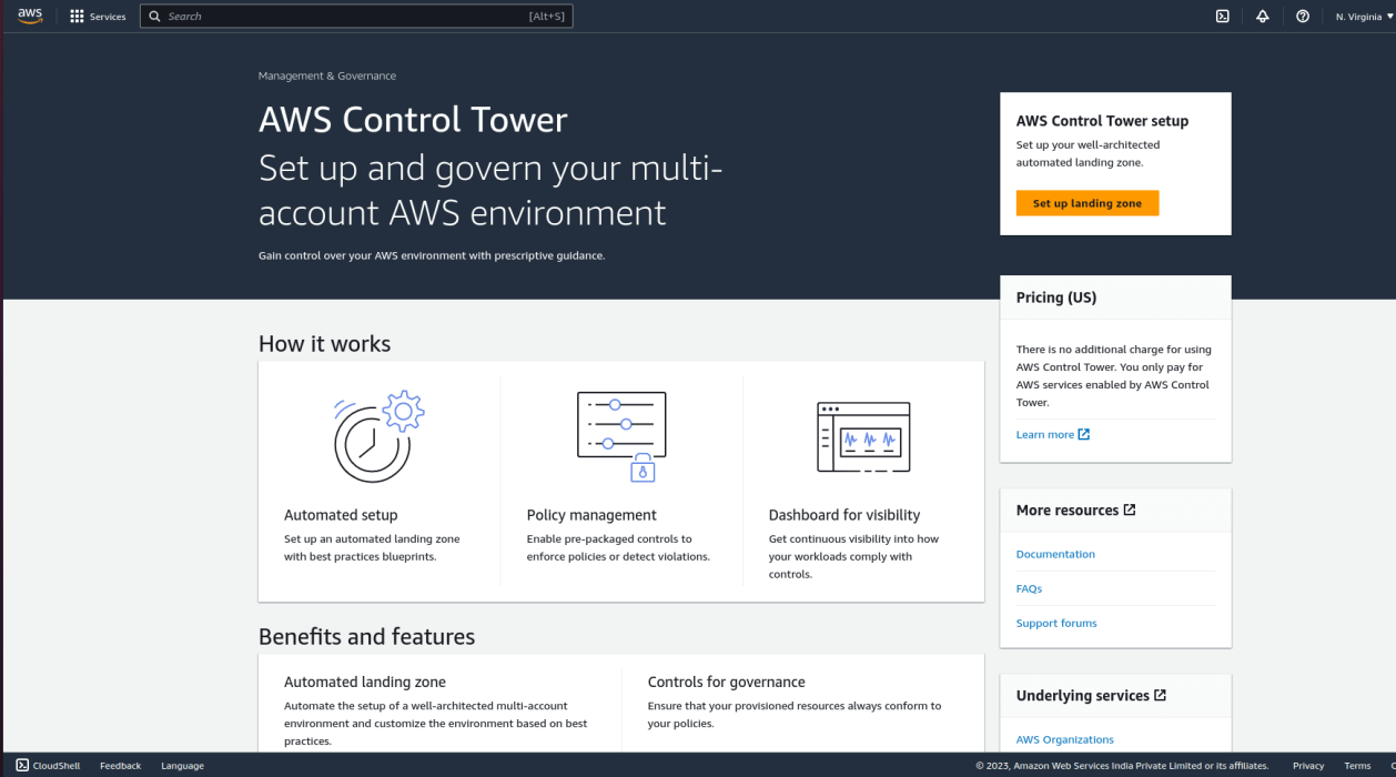 Managing Multiple Accounts with AWS Control Tower TzoneLabs Managing