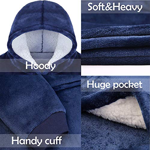 Lushforest Hoodie Sweatshirt Blanket, Oversized Super Soft Warm
