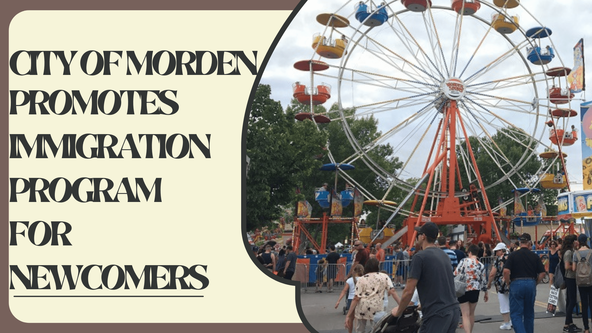 City of Morden promotes immigration program for U Multicultural
