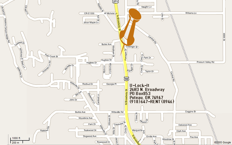 ULock It Self Storage in Poteau Oklahoma (918) 647RENT Contact