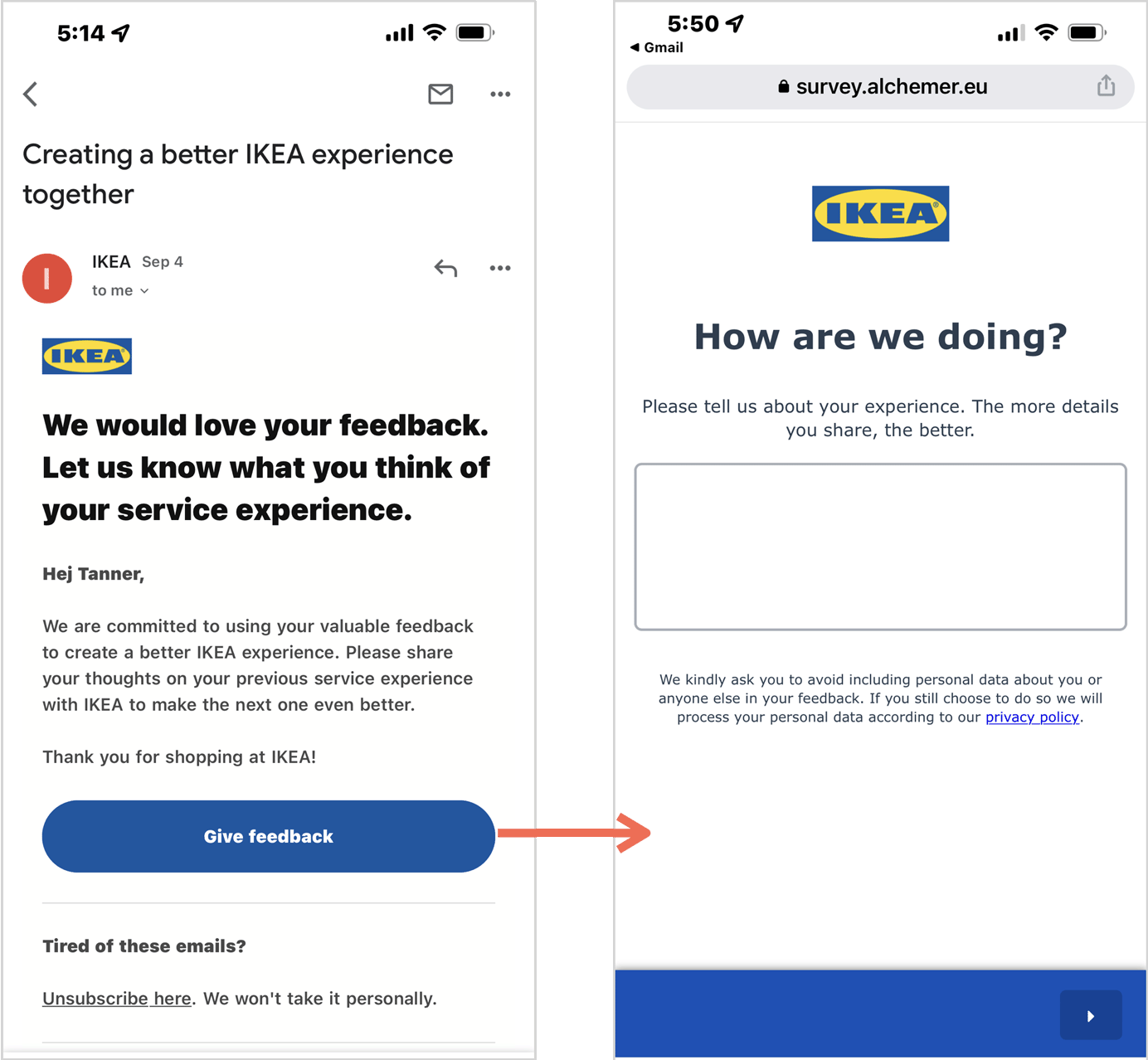 ユーザーフィードバックの依頼：5つのガイドライン USite