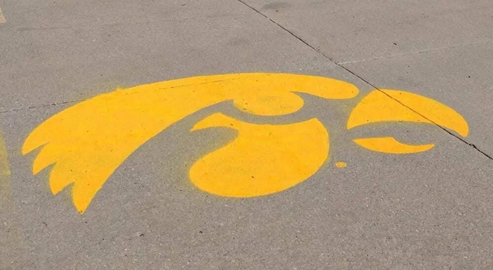 Iowa Hawkeyes Lawn Stencil Kit UStencil A Stencil Universe