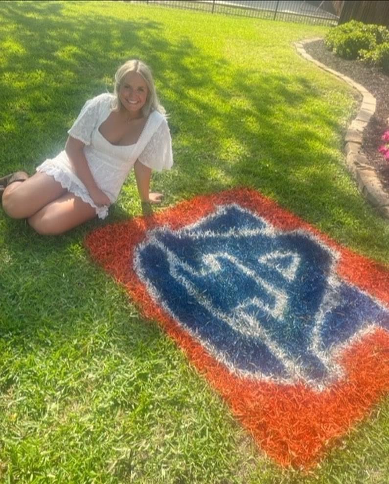 Auburn Original Lawn Stencil Customer Projects UStencil A Stencil