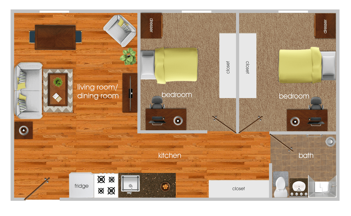 Floor Plans University Towers