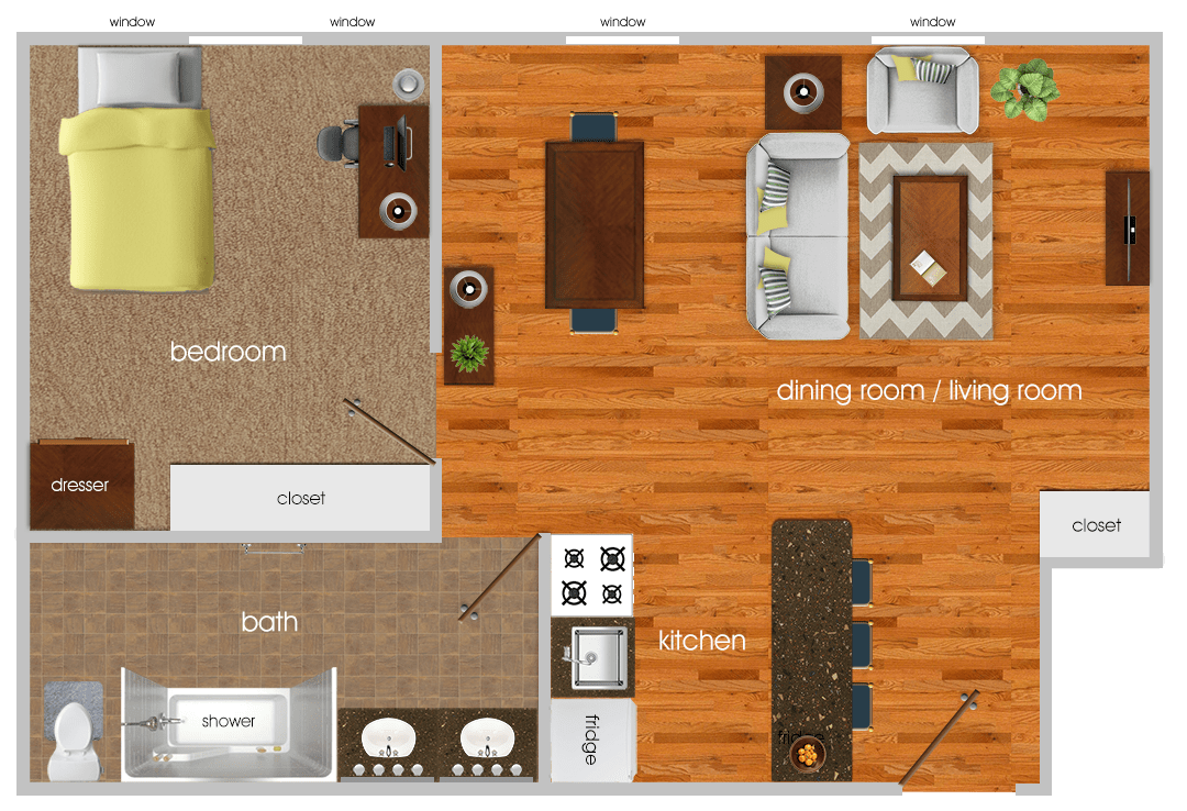Floor Plans University Towers