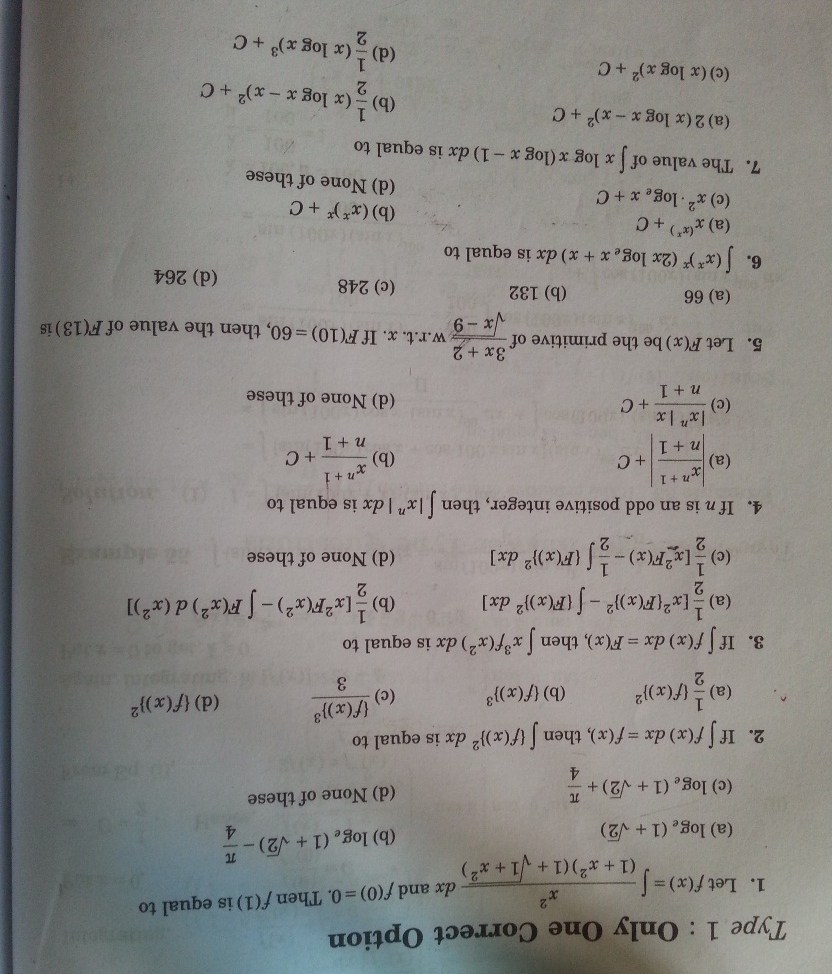 Calculus Arihant Amit M Agarwal Indefinite Integration