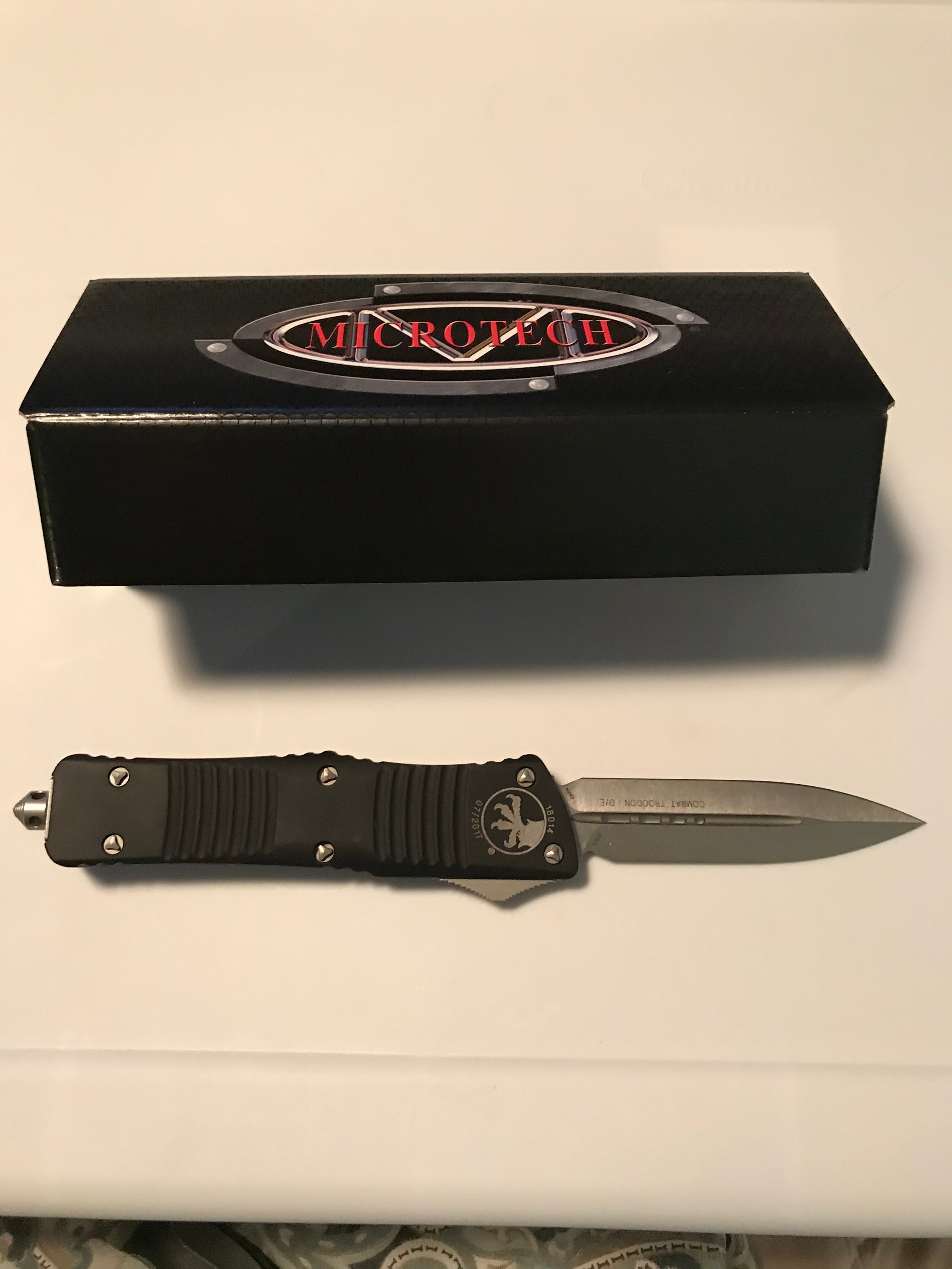 Benchmade, Microtech and Blackhawk knives