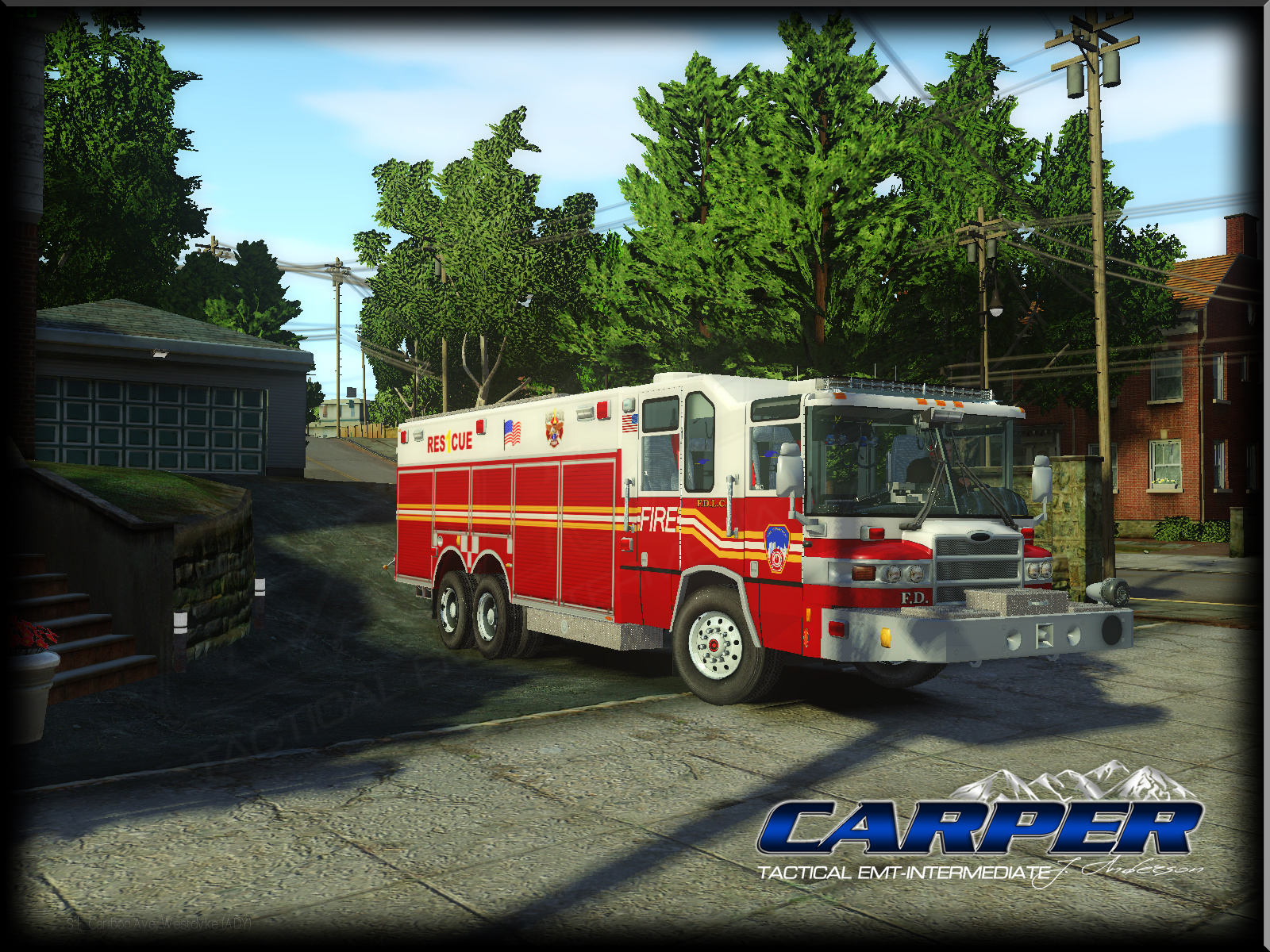 Liberty City Fire Department put its new Rescue 1 into service today