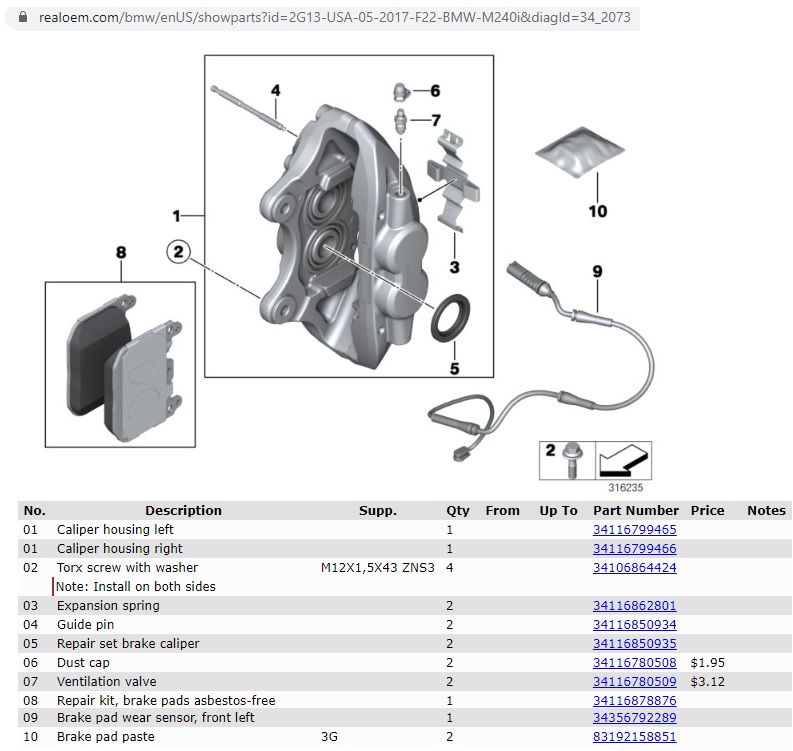 Need to replace rear brake pad carrier bolts?