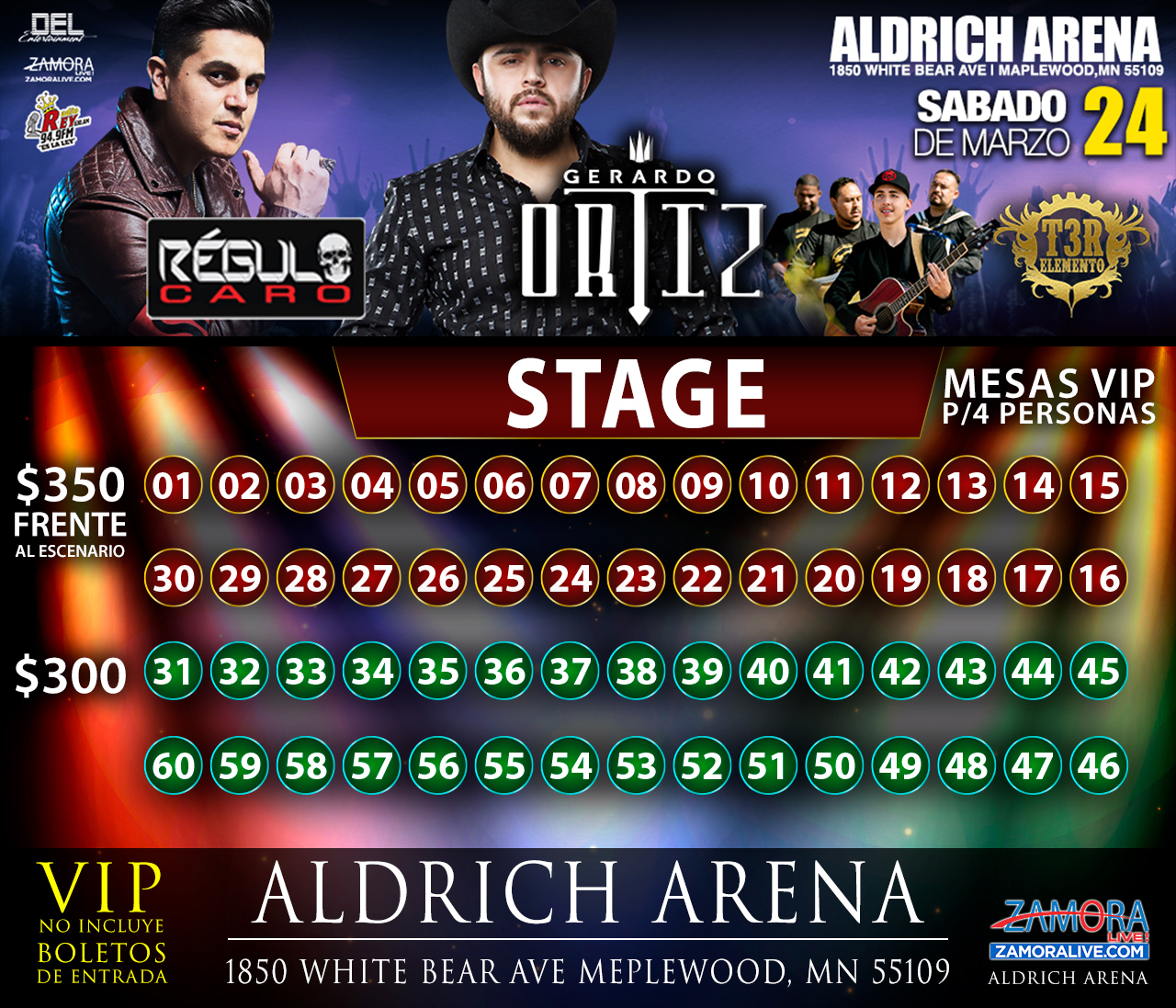 Tickets for GERARDO ORTIZ Aldrich Arena at Ticket