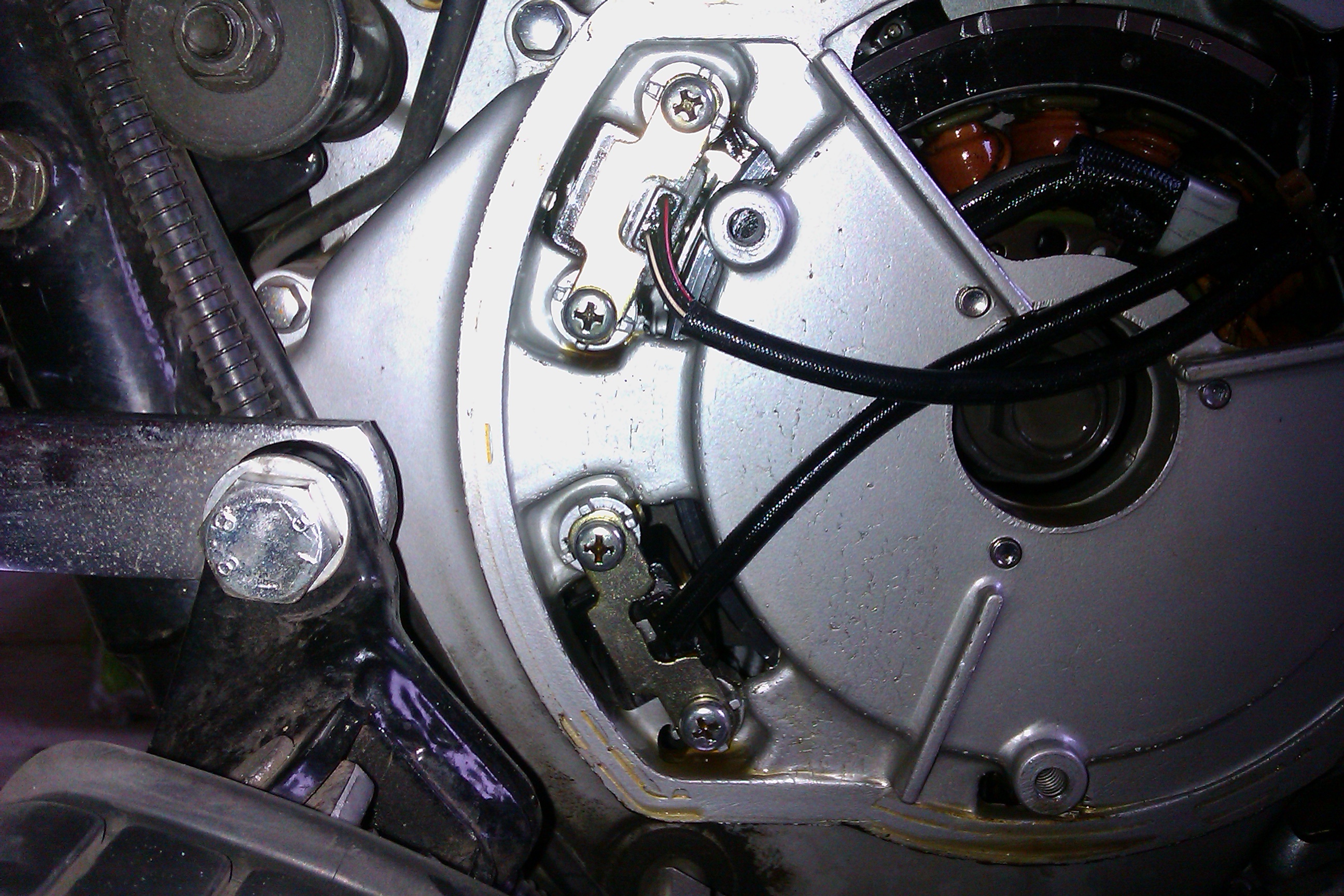 Pickup coil clearance pics Kawasaki Vulcan 750 Forum Kawasaki VN750