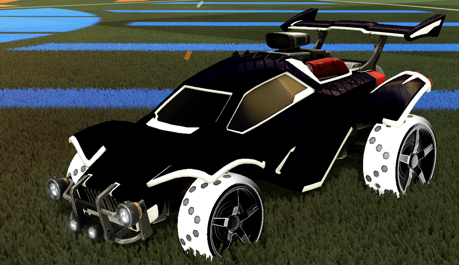 All Black Wheels Rocket League