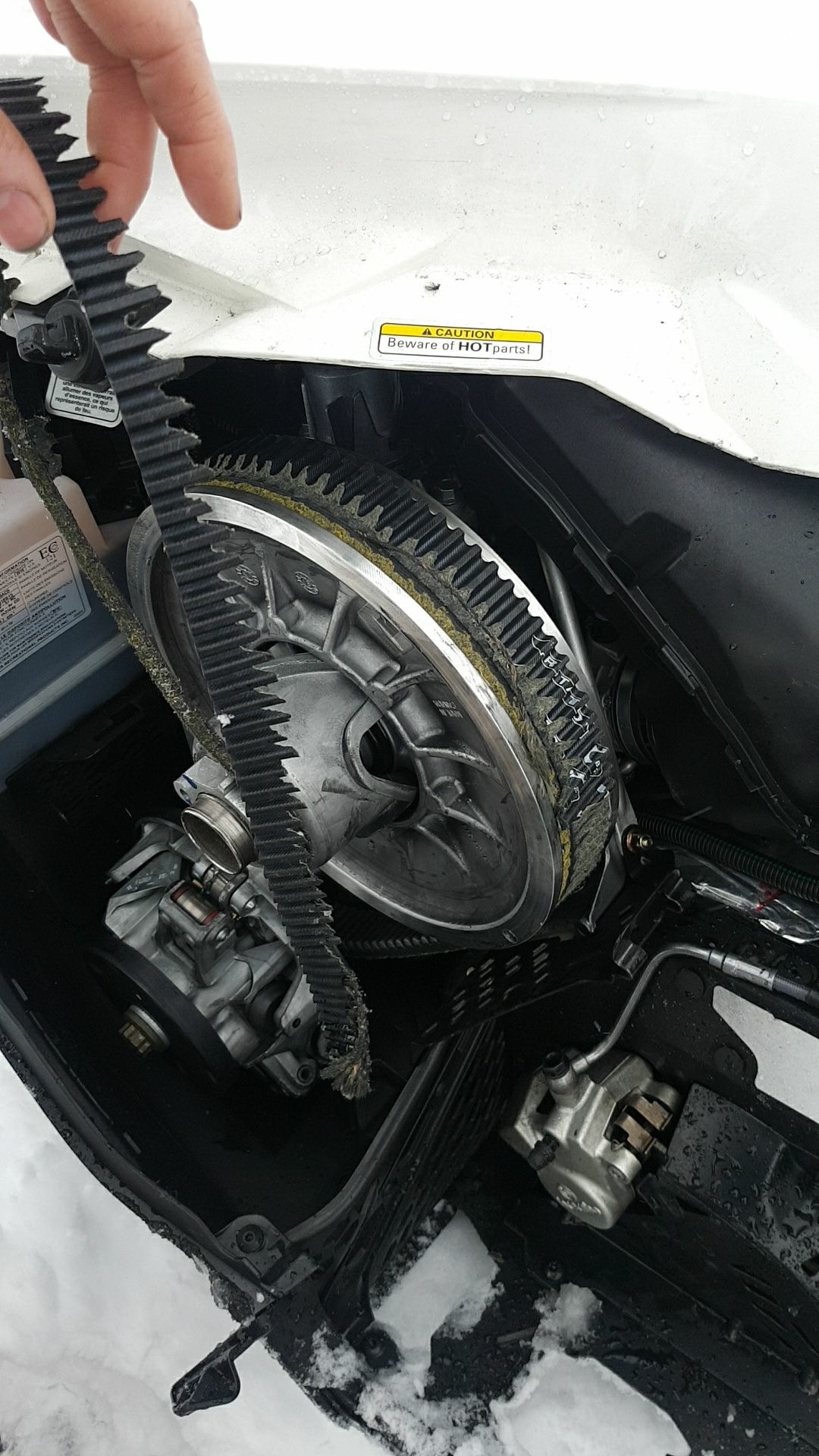 Proper belt deflection. Page 4 SkiDoo Snowmobiles Forum