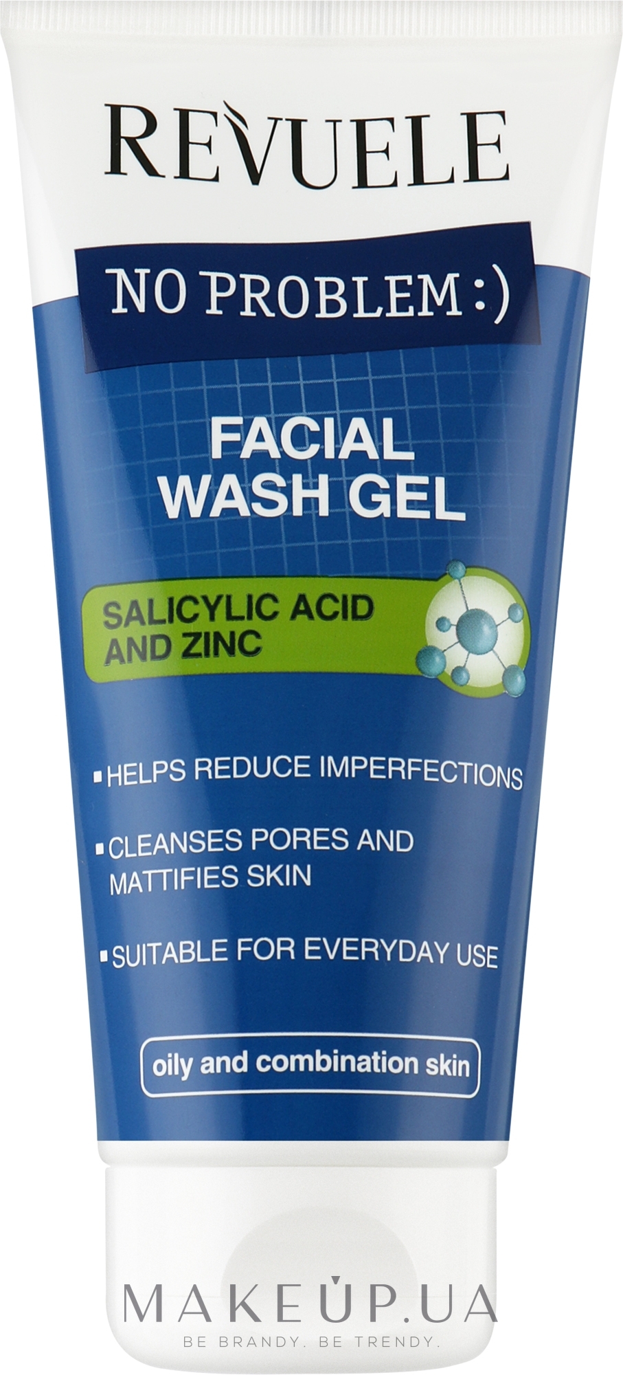 Revuele No Problem Salycylic Acid & Zinc Facial Wash Gel Гель для
