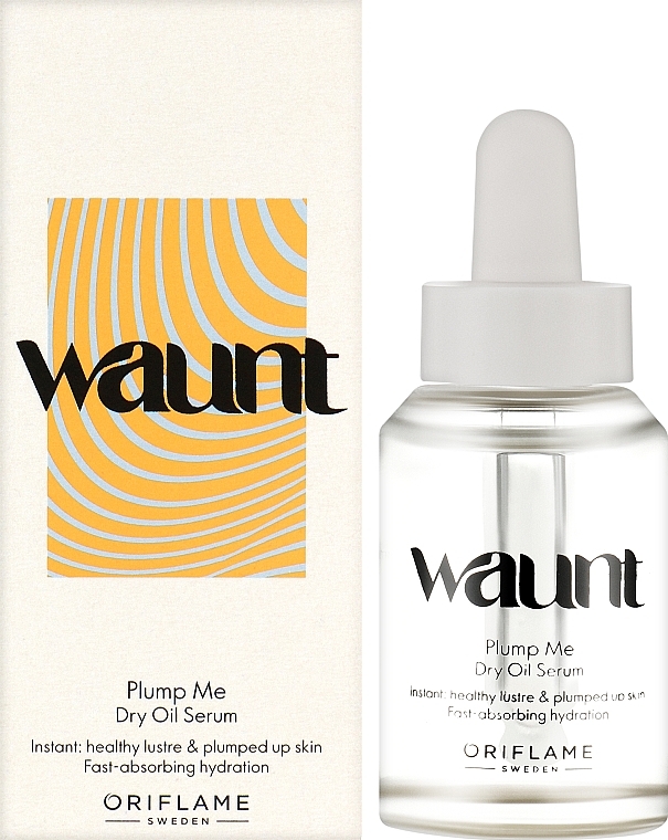Oriflame Waunt Plump Me Dry Oil Serum Сывороткамасло с эффектом