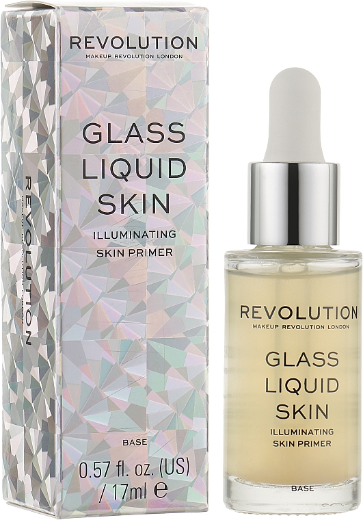 Жидкая сывороткапраймер для кожи Makeup Revolution Glass Liquid Skin