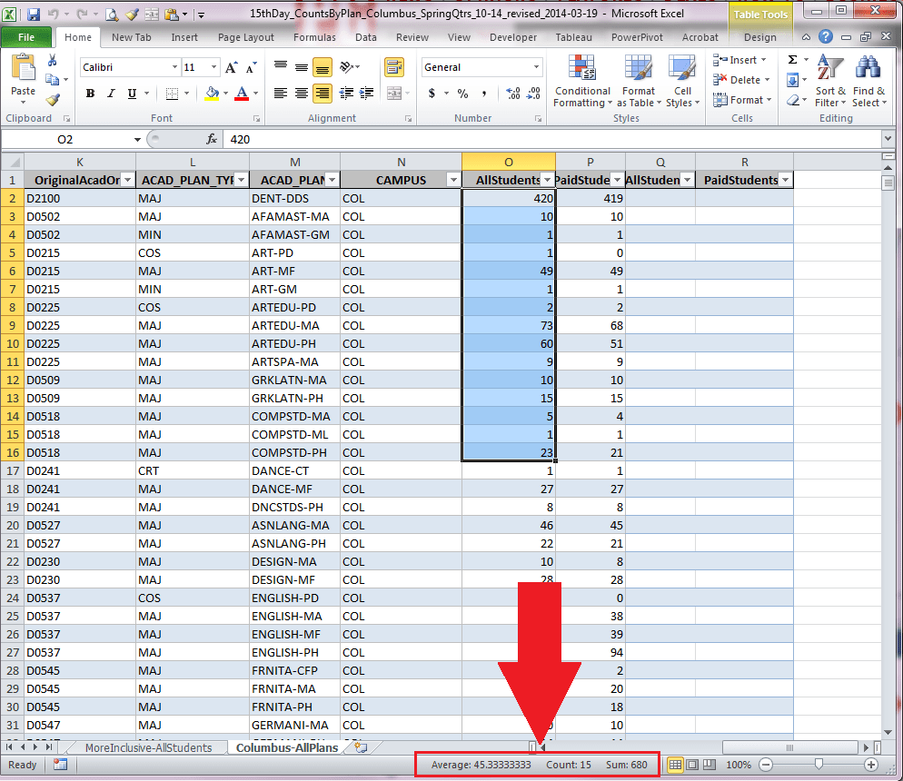 excel Weeding the Numbers Garden