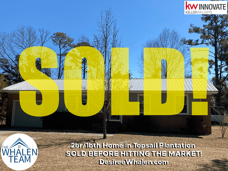 Sold! Home in Topsail Plantation, Hampstead NC!