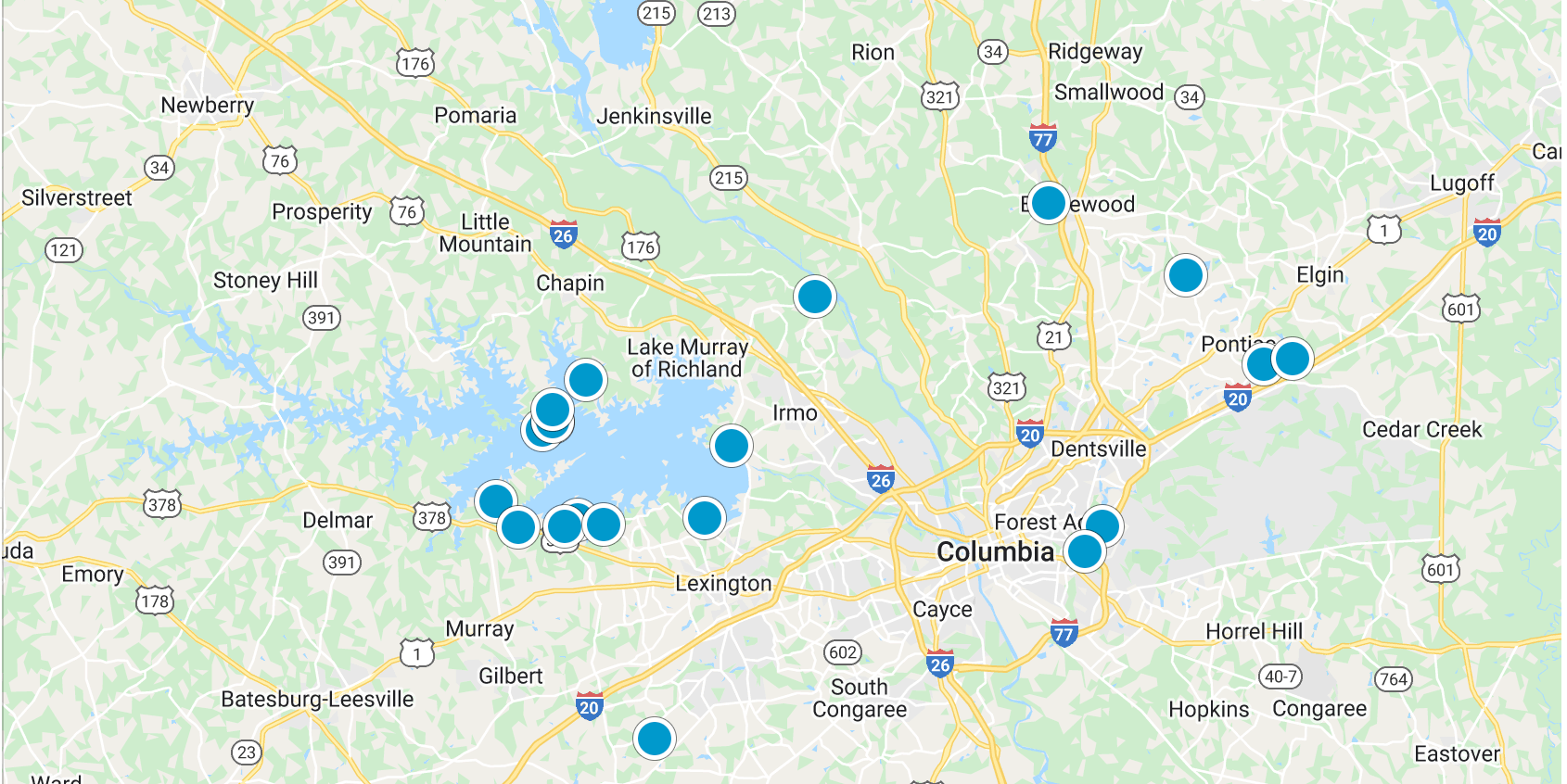 Chapin, Lexington, Irmo, Lake Murray Real Estate