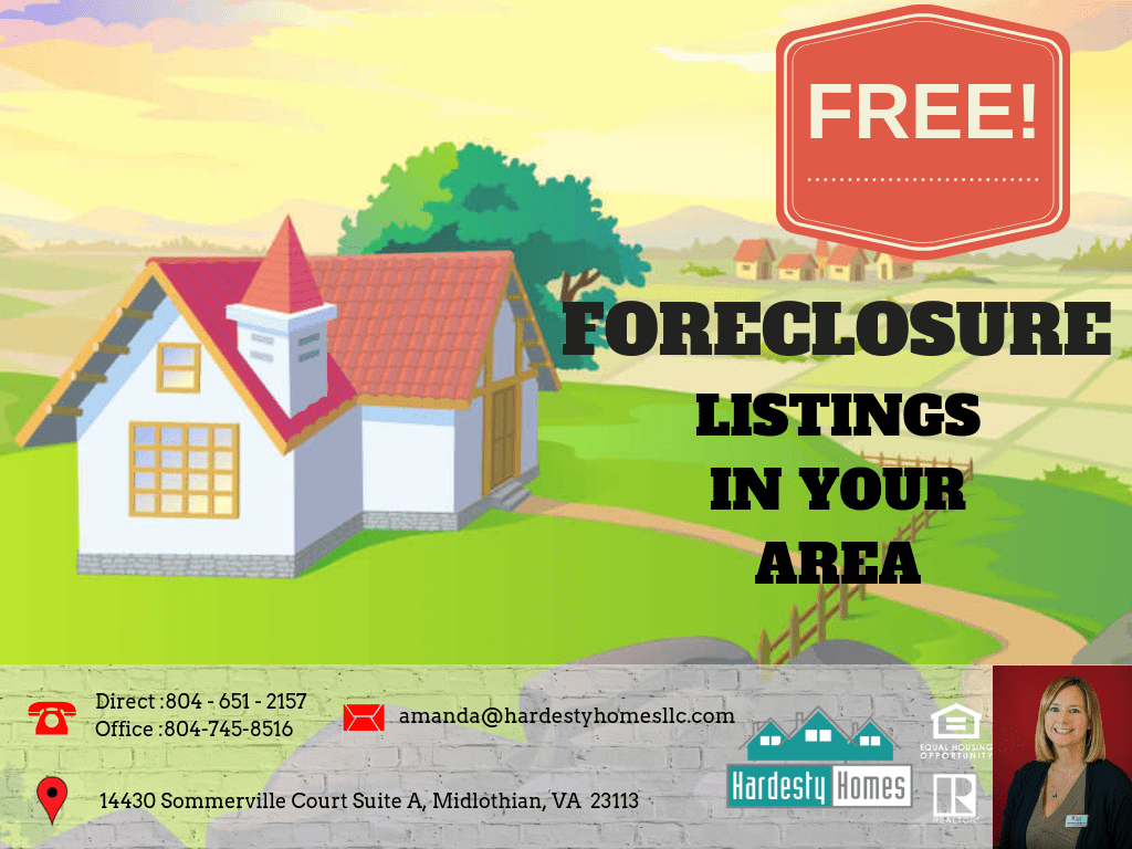 FREE FORECLOSURE LIST FRIDAY! November 1, 2019