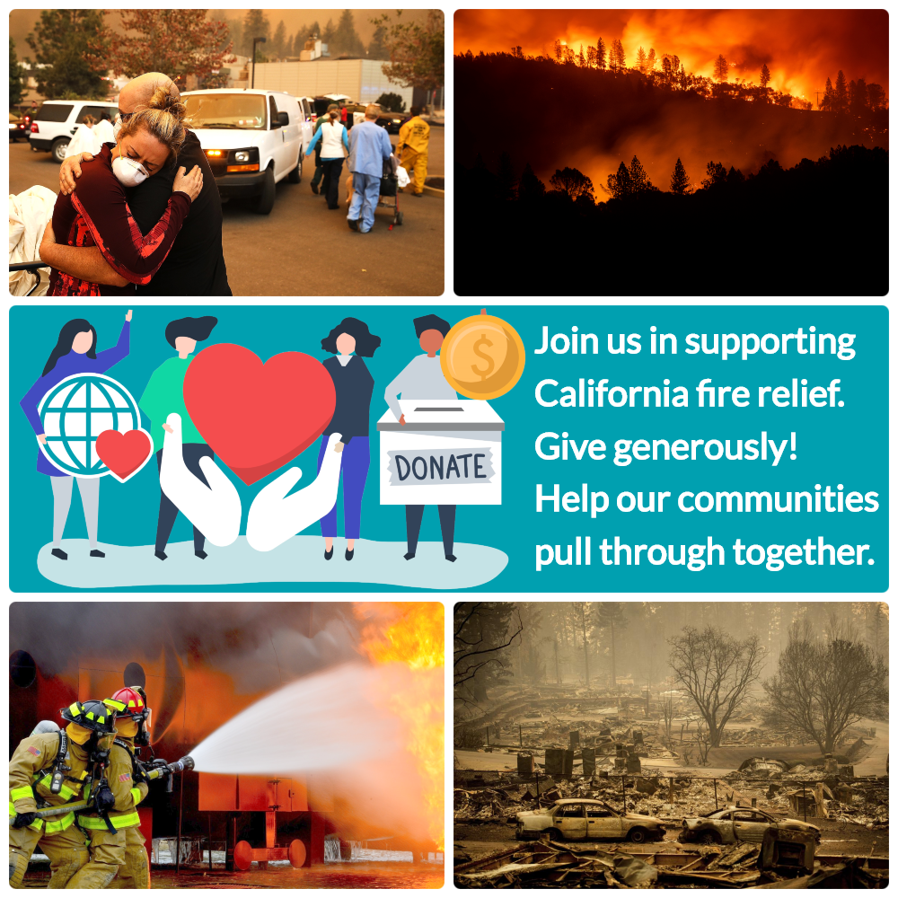Donate to California fire relief