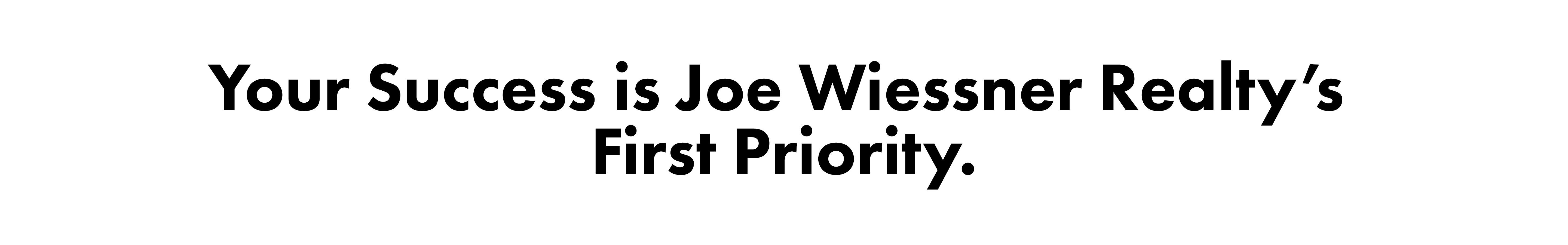 Real Estate Agents Join Joe Wiessner Realty™