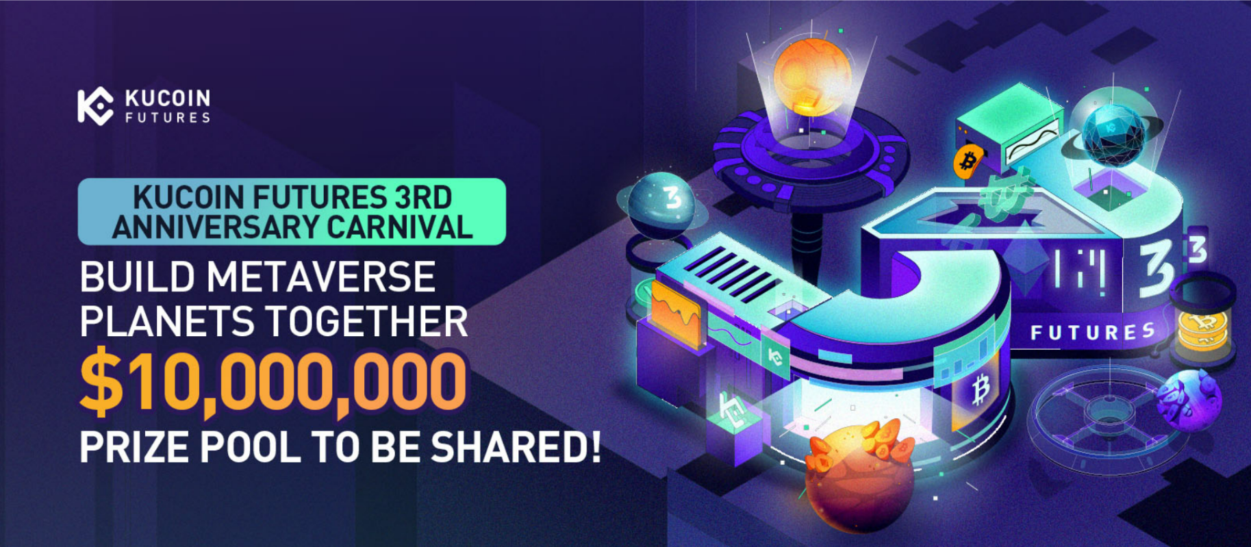 KuCoin Futures Turns Three, 10 Million Prize Campaign Kicks Off